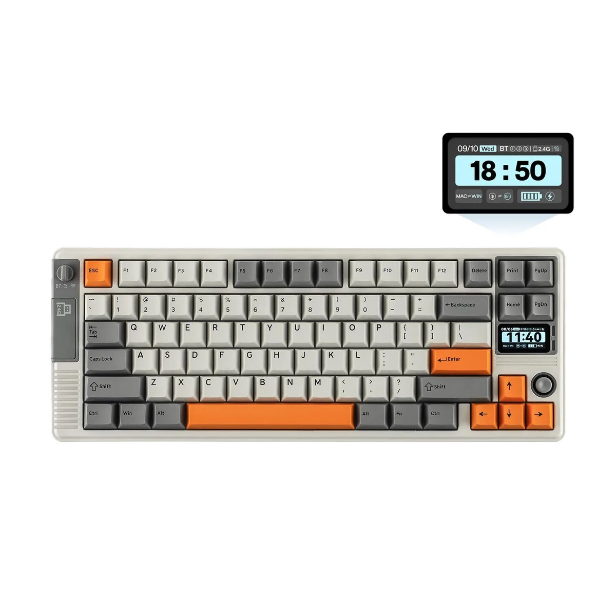 Epomaker Epomaker RT85 75% gaming keyboard, 82 keys, RGB, 8000mAh battery — product photo