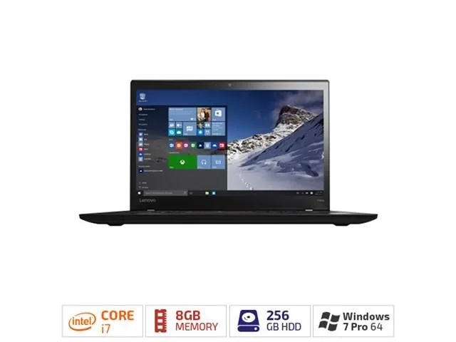Lenovo Lenovo ThinkPad T460s 20F9003AUS 14 laptop i7-6600U 8GB 256GB WQHD — product photo