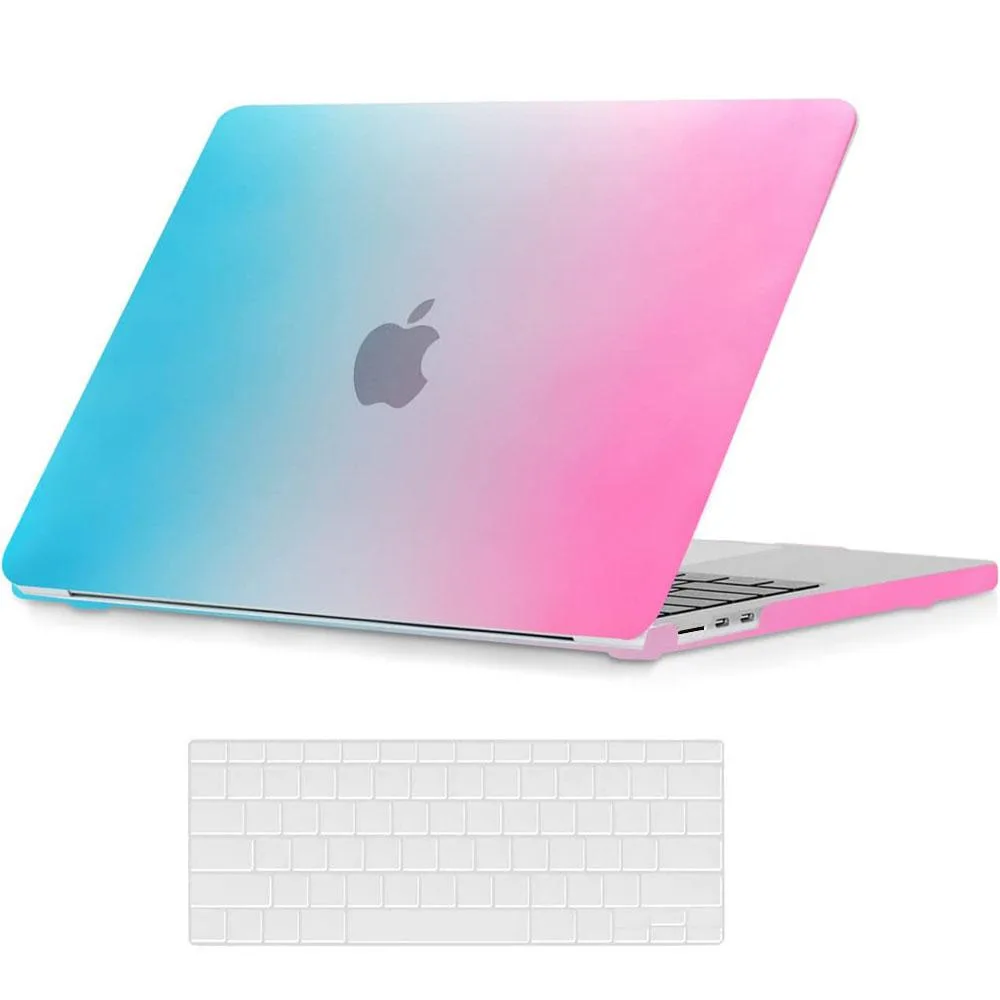 Werleo Werleo A1502 13 inch MacBook Pro Retina Hard Case Rainbow Red with Keyboard Cover — product photo