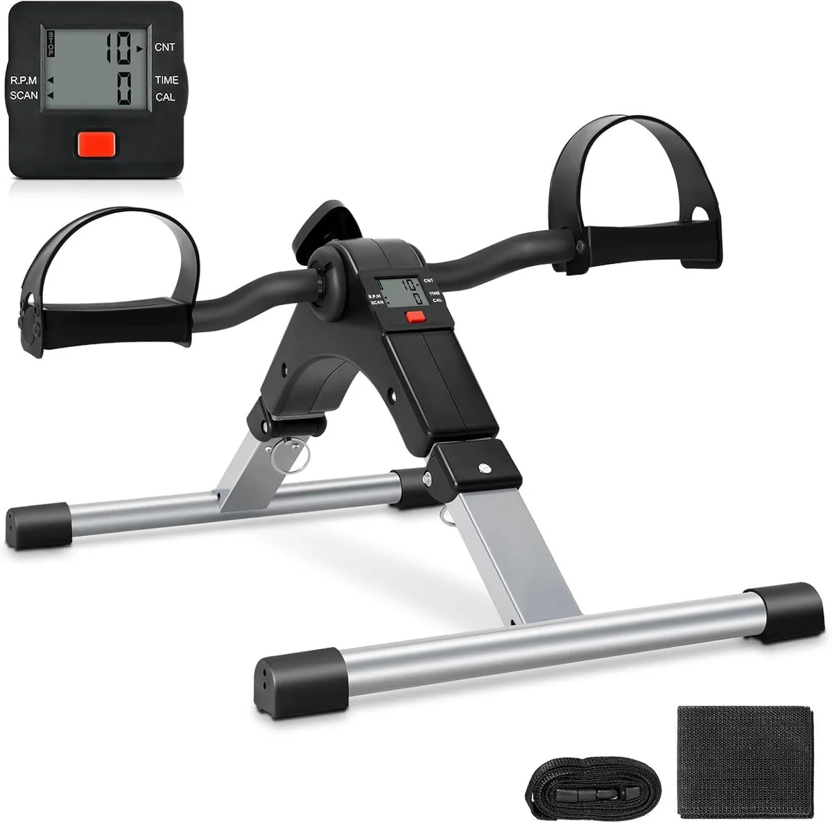 TUKO TUKO Folding Pedal Exerciser with LCD Monitor cardio equipment — product photo