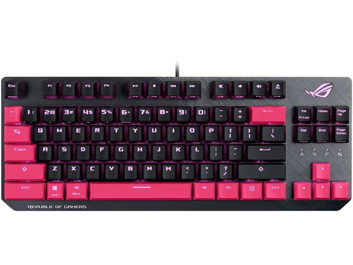ASUS ASUS ROG Strix Scope TKL Electro Punk Gaming Keyboard Cherry MX Blue — product photo