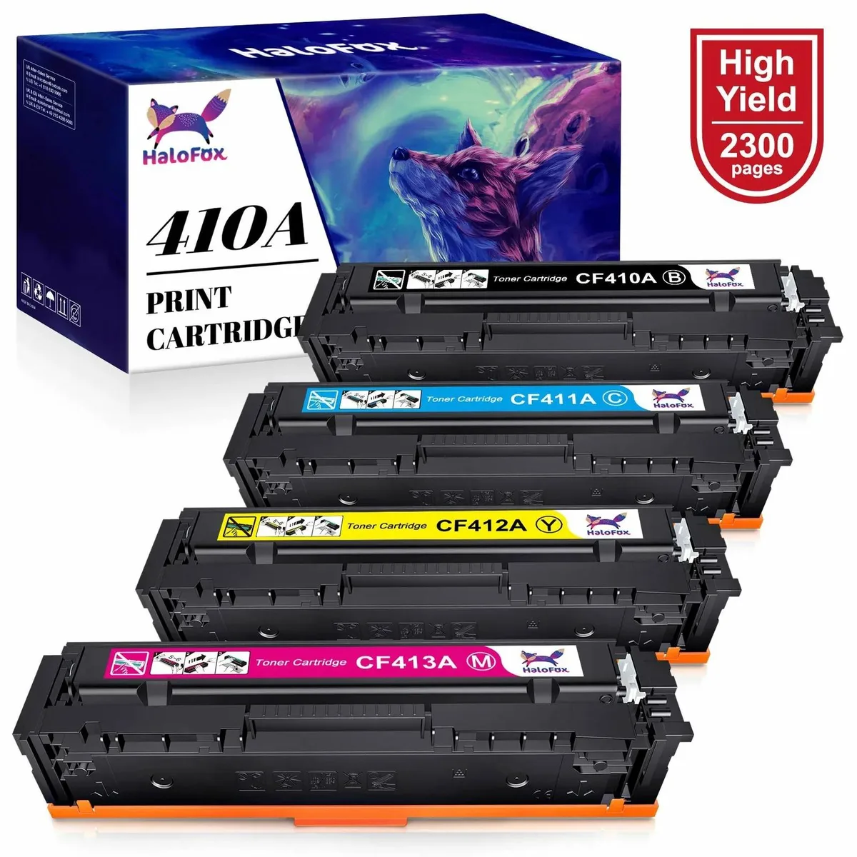 V4ink V4ink 4PK CF410A CF411A CF412A CF413A toner cartridge — product photo