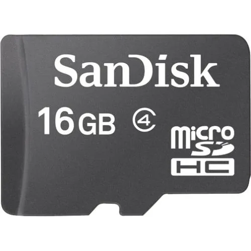 SanDisk SanDisk SDSDQ-016G-A46 16GB microSDHC memory card — product photo