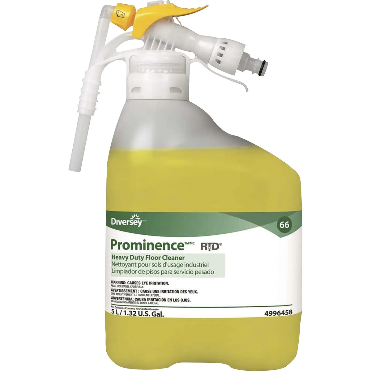 JohnsonDiversey JohnsonDiversey 94996458 Prominence Heavy Duty Floor Cleaner 169.1 fl oz (5.3 quart) cleaning — product photo
