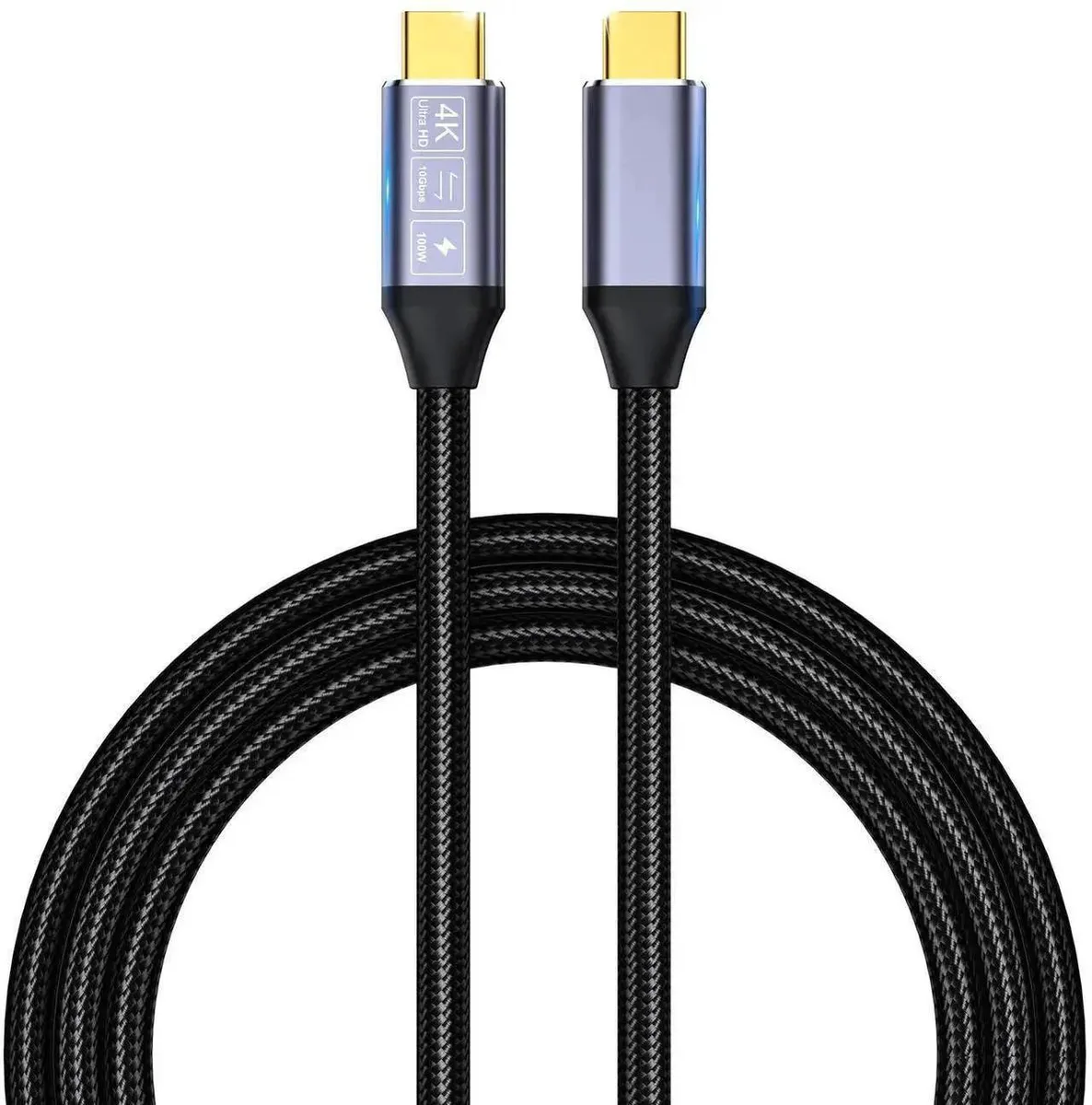 SMUGDESK SMUGDESK USB 3.1 Gen 2 USB-C to USB-C Cable 6.6ft 10Gbps 4K 100W PD — product photo