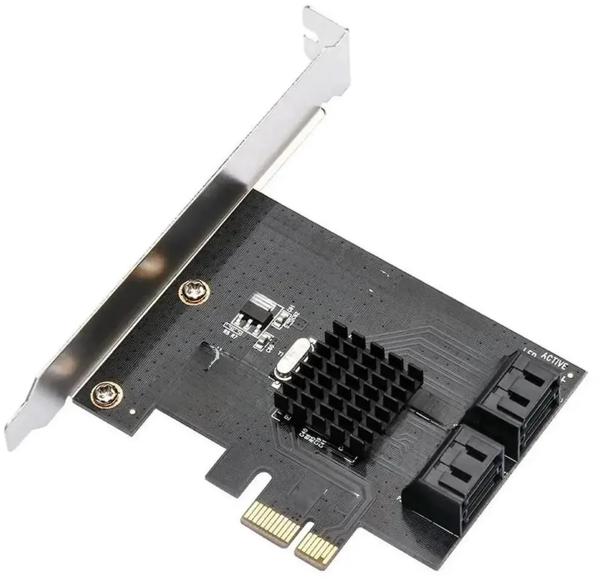 SMUGDESK SMUGDESK 88SE9215 4Port SATA 6G PCIE Expansion Card — product photo