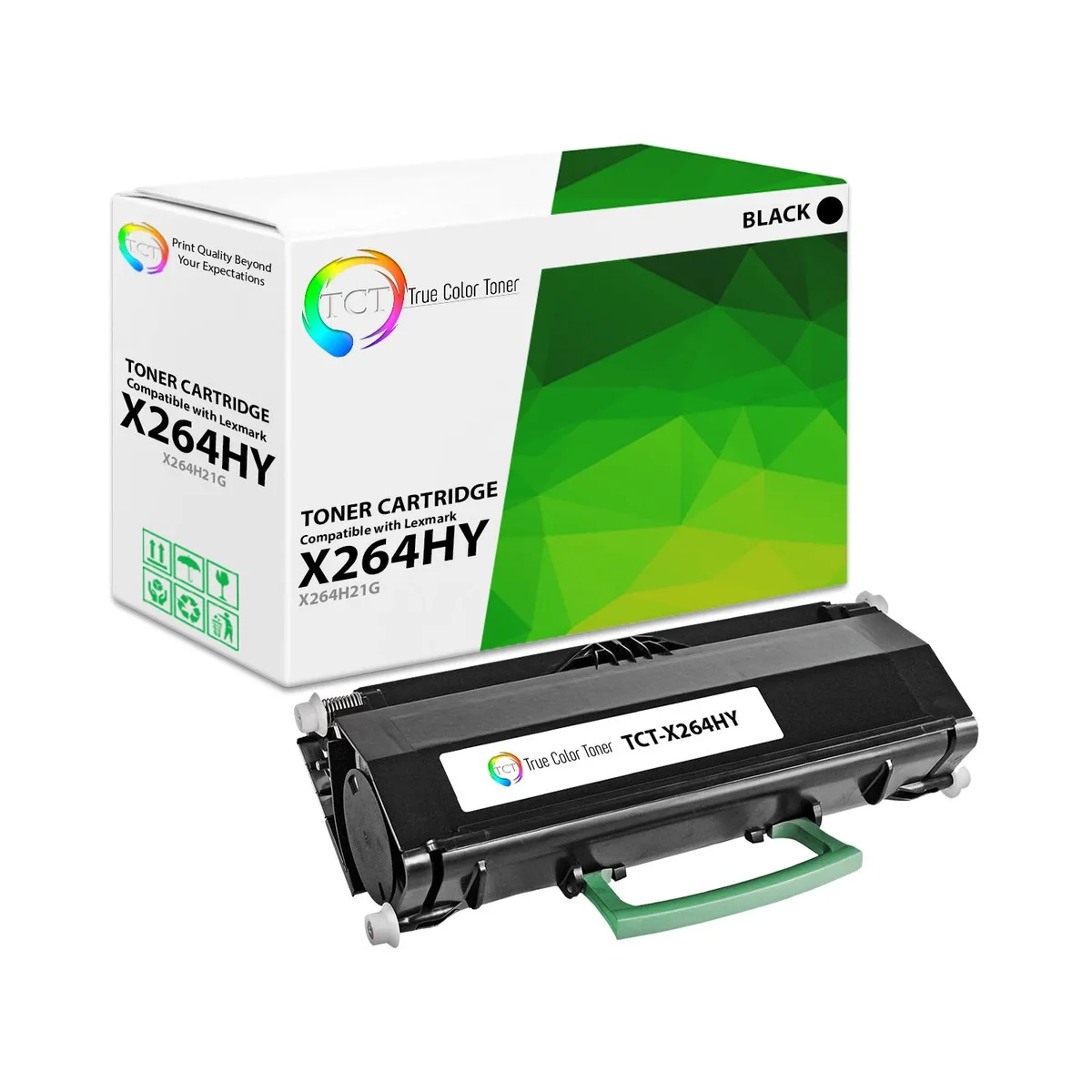 True Color Toner True Color Toner X264H21G Black High Yield Toner Cartridge 9000 pages — product photo