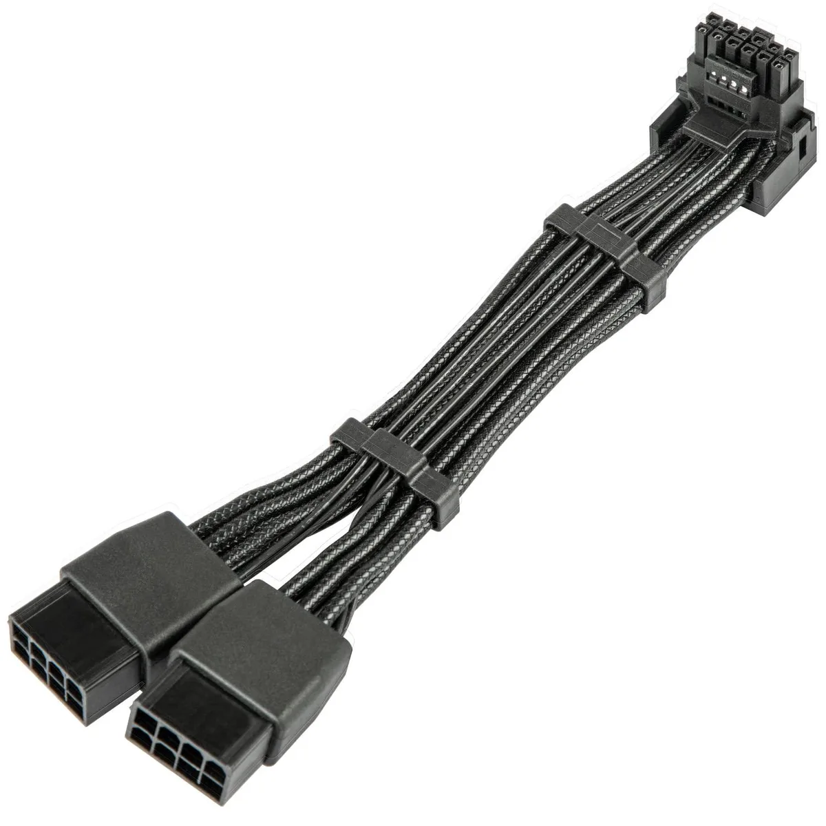  JOYJOM 12VHPWR 90° 2x8Pin Type A Power Splitter Cord 15CM — product photo