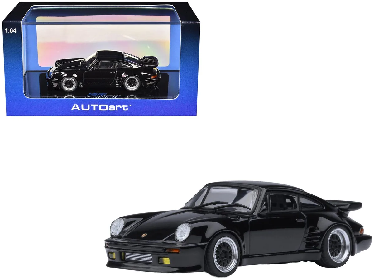 Autoart Autoart Porsche 911 (930) Turbo "Blackbird" Wangan Midnight Comic #1 1/64 hobby collectible — product photo