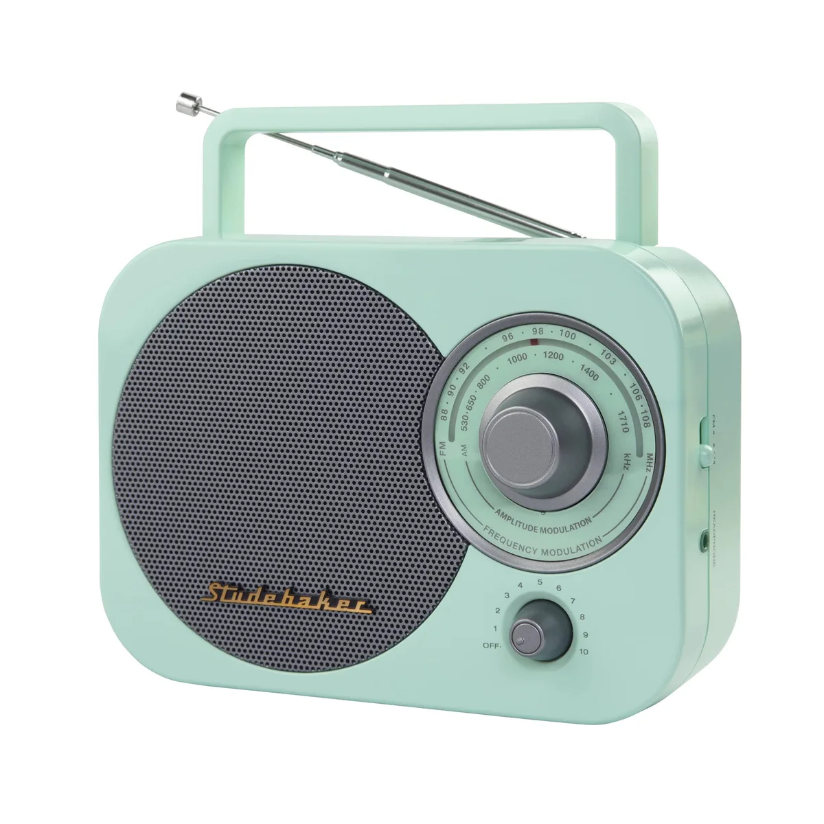  Studebaker SB2000 AM/FM Portable Radio Mint Green Limited Edition — product photo