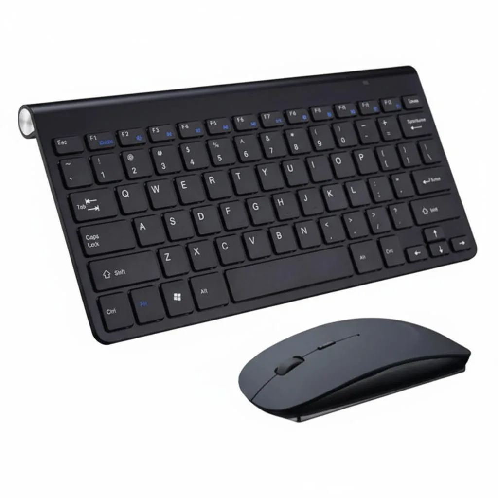 The Perfect Part The Perfect Part Mini Wireless Keyboard and Mouse Set 2.4 GHz Black — product photo