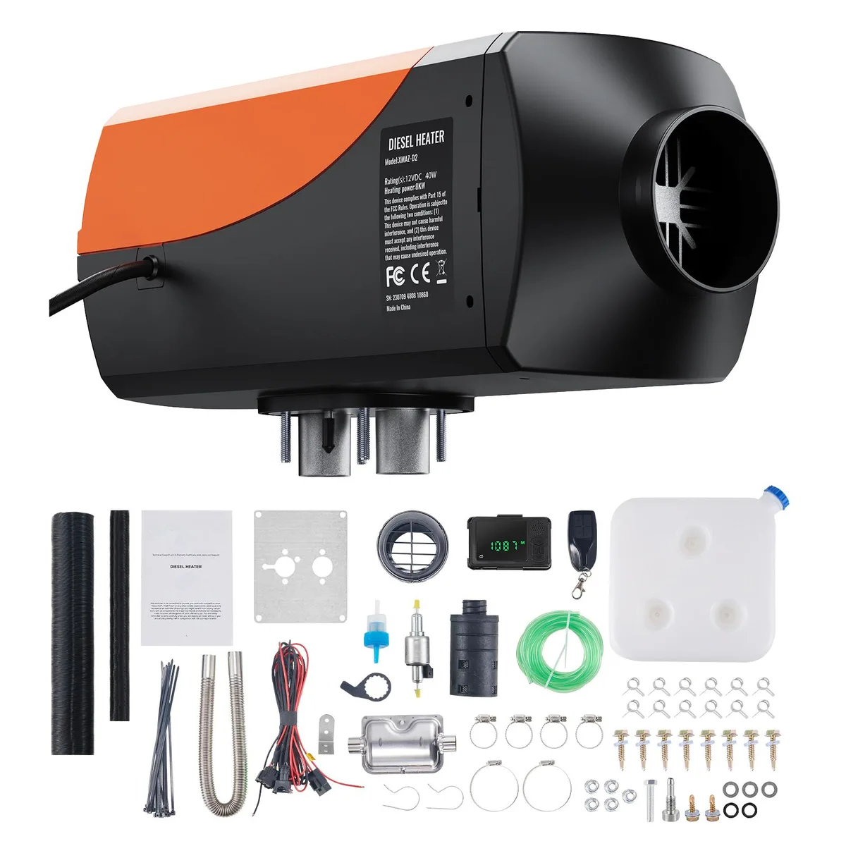 VEVOR VEVOR XMZ-D2 8KW 12V Diesel Air Heater 10L Tank — product photo