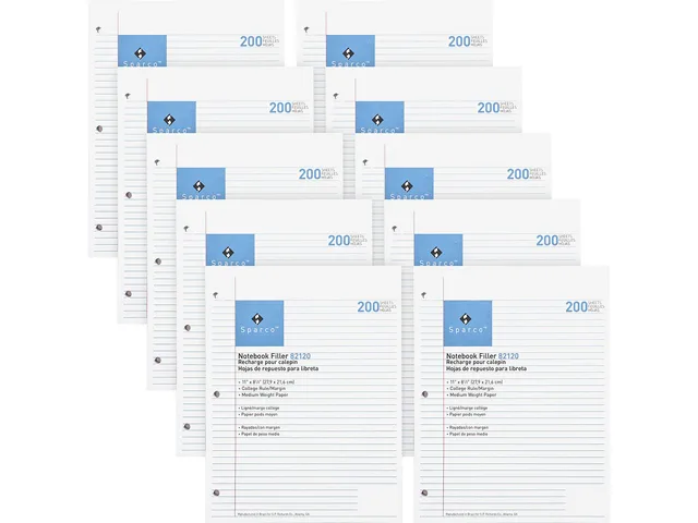 Sparco Products Sparco Products 82120BD Filler Paper 200 Sheets — product photo