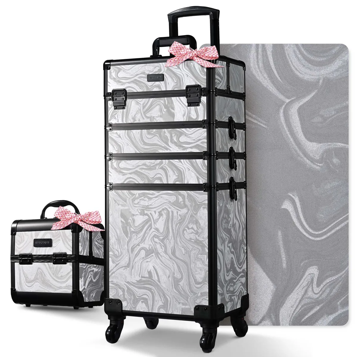 Byootique Byootique 12MKCSET-028LS-CTB09 luggage train case cube kit Graystone — product photo