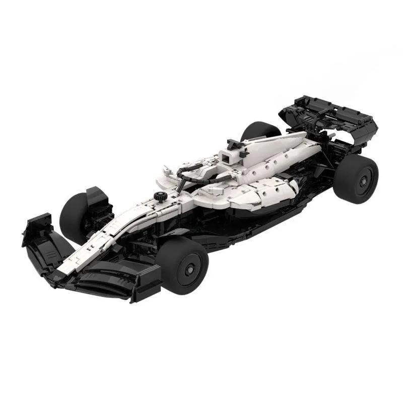ZITIANYOUBUILD ZITIANYOUBUILD Custom Moc-216550 Racing Car 1:8 Scale V6 Engine 3417pcs — product photo