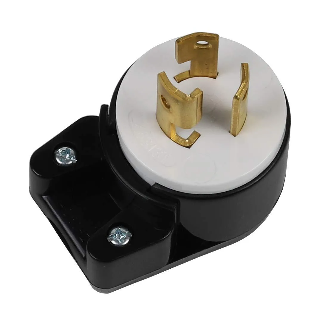 LORDWORLD LORDWORLD Right Angled NEMA L7-15P 15A 277V 12-Direction Adjustable Locking Plug LK-6313T — product photo