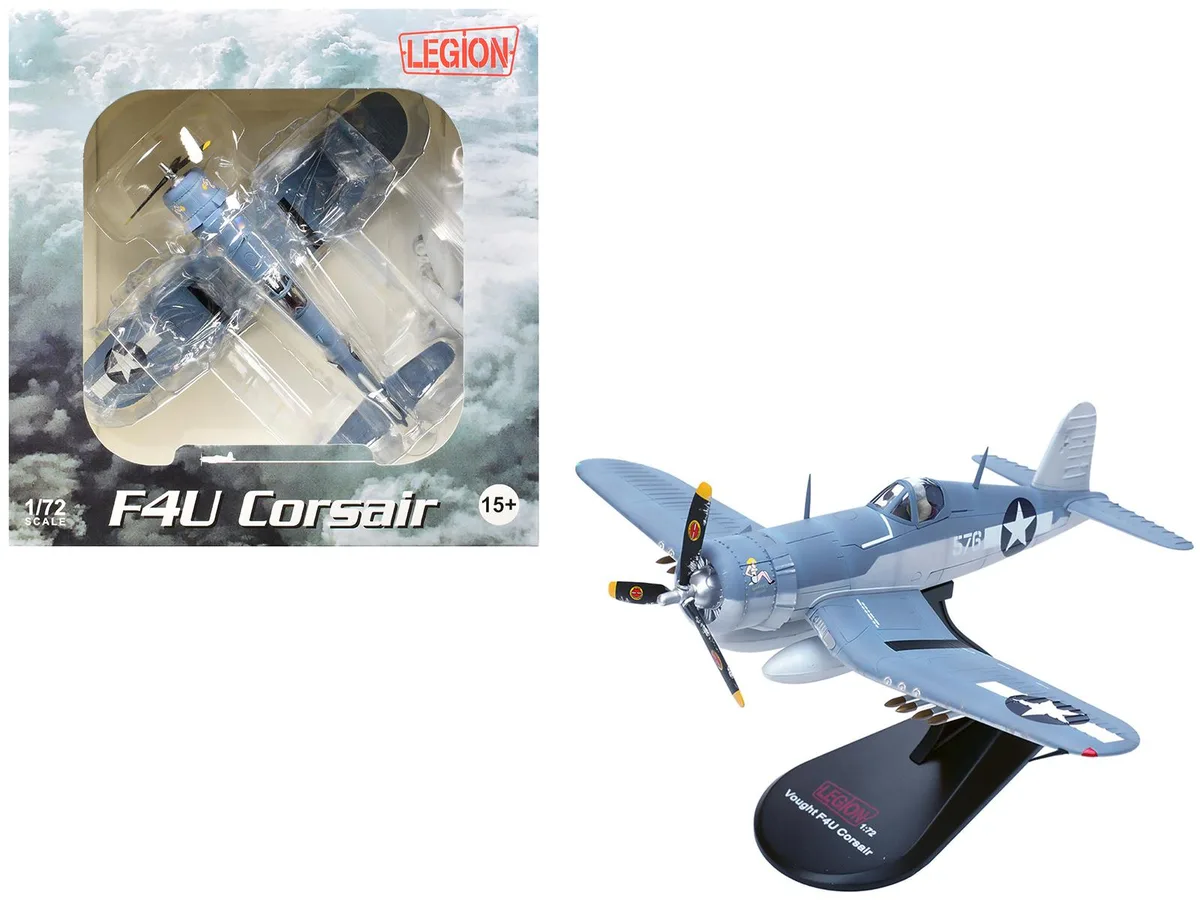 Legion Supplies Legion Supplies Vought F4U-1A Corsair 1/72 Diecast Model VMF-214 Black Sheep 1943 — product photo