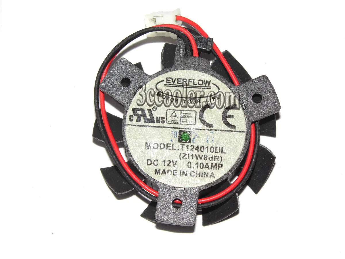 OEM Industries OEM Industries T124010DL 12V 0.1A 4010 CPU cooler — product photo