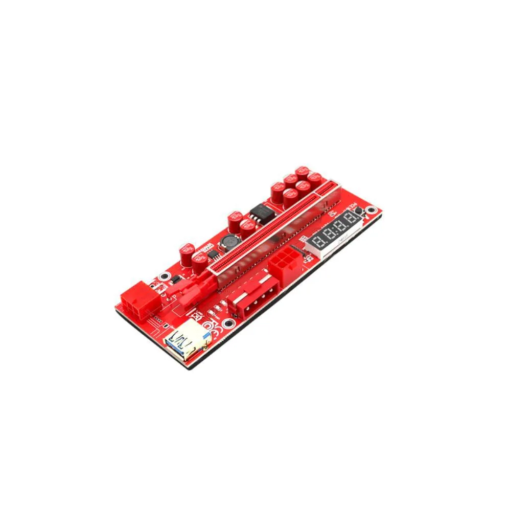 Ruth's sister Ruth's sister V014 PRO PCI-E 1X to 16X Riser Card with SATA 6 Pin Power Cable — product photo