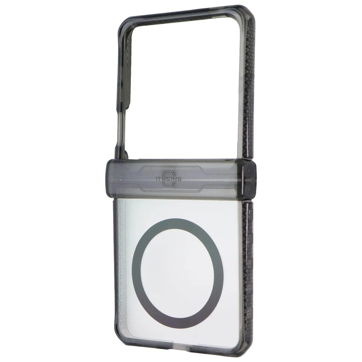 ITSKINS ITSKINS Hybrid Clear Hinge Magnetic Case Galaxy Z Flip7 Clear Black — product photo