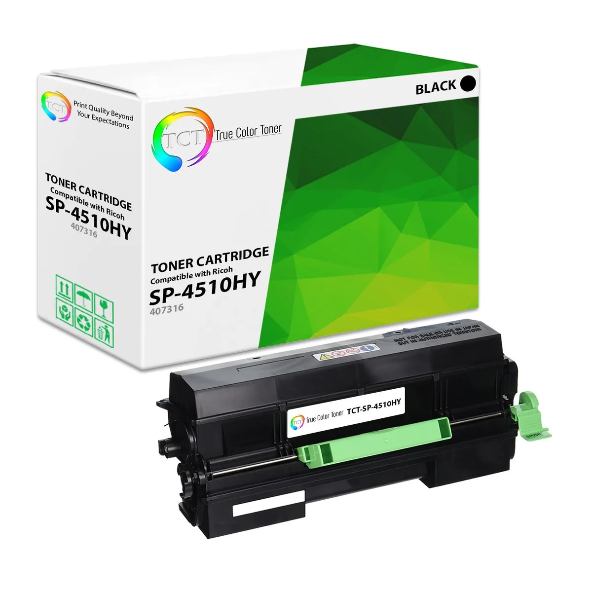 True Color Toner True Color Toner 407316 High Yield Black Toner Cartridge 12000 Pages — product photo