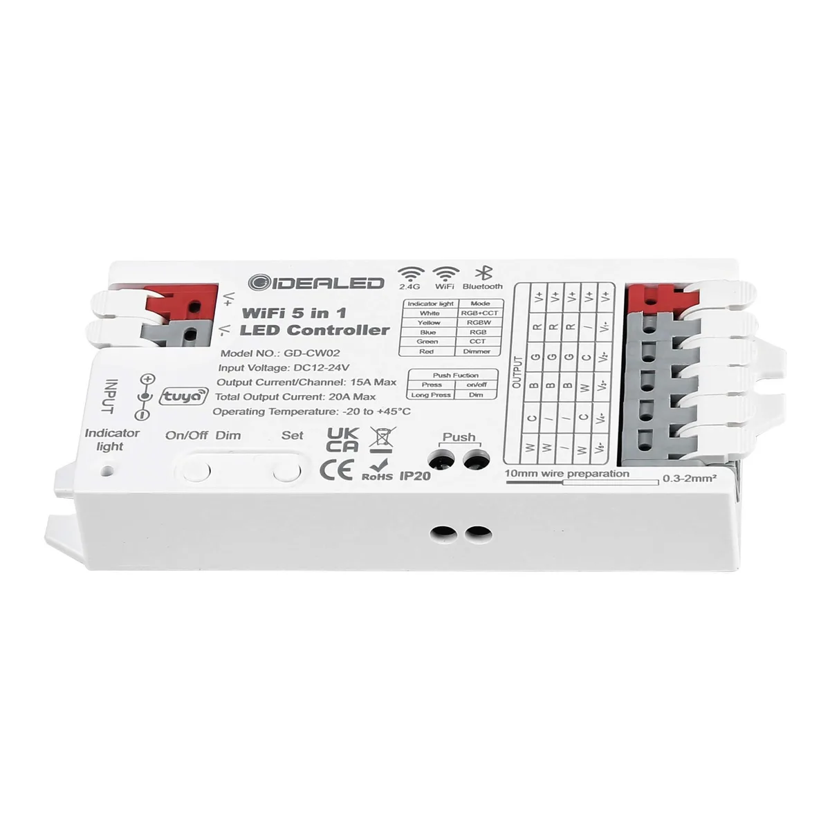  TP-LINK GD-CW02 smart plug WiFi LED controller RGBCCT 12-24V 360W — product photo
