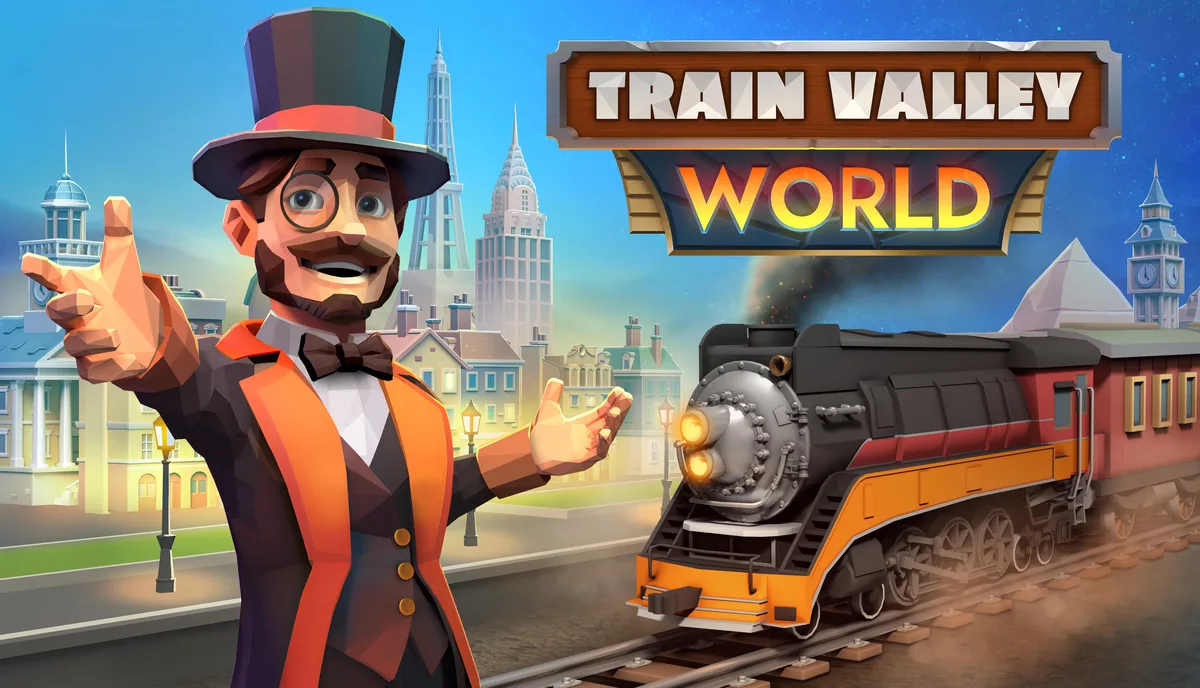 tinyBuild LLC tinyBuild LLC Train Valley World PC Steam downloadable game — product photo