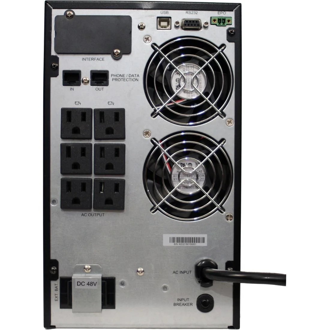 MINUTEMAN MINUTEMAN EC1500LCD 1500VA 1350W UPS 6 NEMA 5-15R Tower — product photo