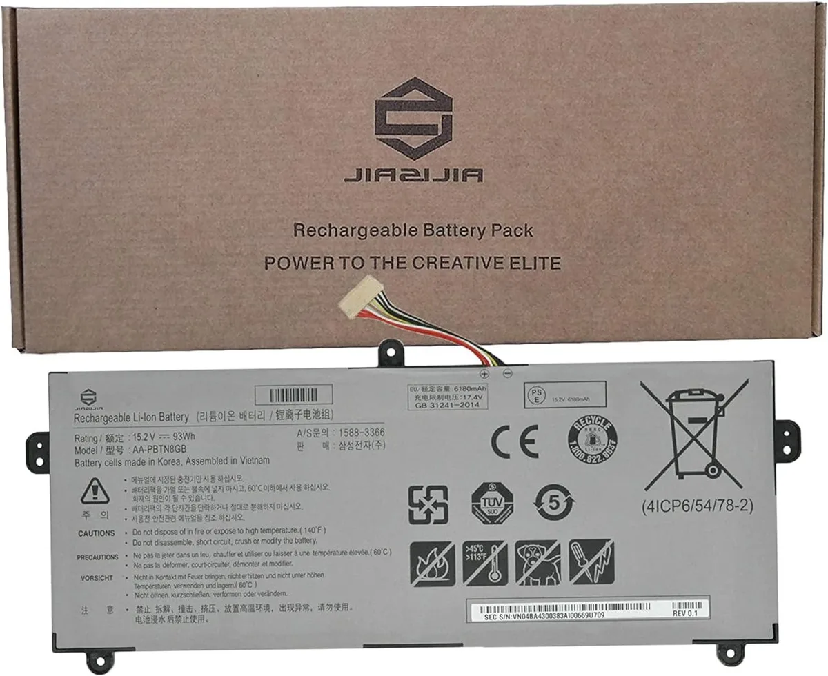 NShi NShi AA-PBTN8GB laptop battery 15.2V 93Wh 6180mAh — product photo