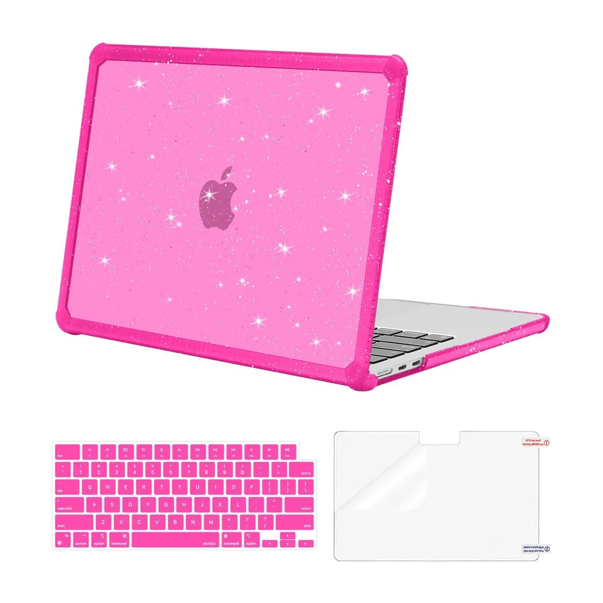 Mosiso Mosiso 2 in 1 Accessory MacBook Air 13.6 Bright Rose — product photo