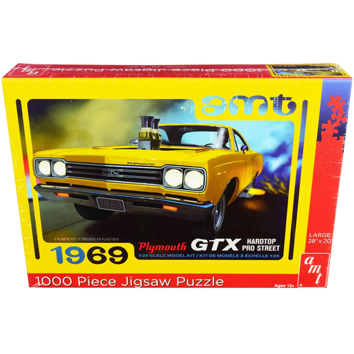 AMT AMT 1969 Plymouth GTX Hardtop Pro Street 1000-Piece Jigsaw Puzzle — product photo