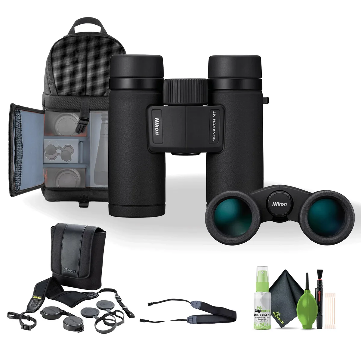 Nikon Inc Nikon Monarch M7 8x30 Binoculars Bundle — product photo
