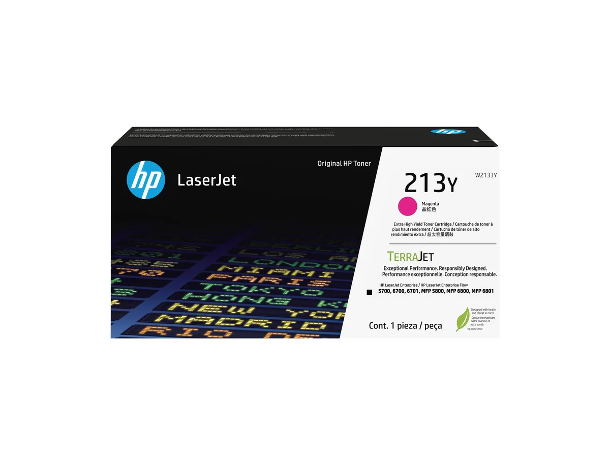 HP HP W2133Y 213Y Magenta Toner Cartridge 12000 Pages — product photo
