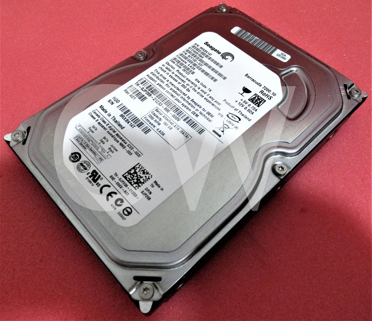 Seagate Seagate Barracuda 7200.10 ST3160815AS 160GB 7200RPM 3.5" SATA internal hard drive — product photo