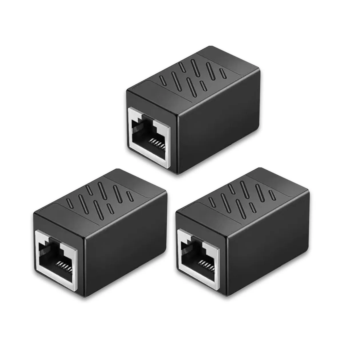 Vszerda Vszerda 3 Pack RJ45 Ethernet Coupler Female to Female Cat7 Cat6 Cat5e Cat5 — product photo