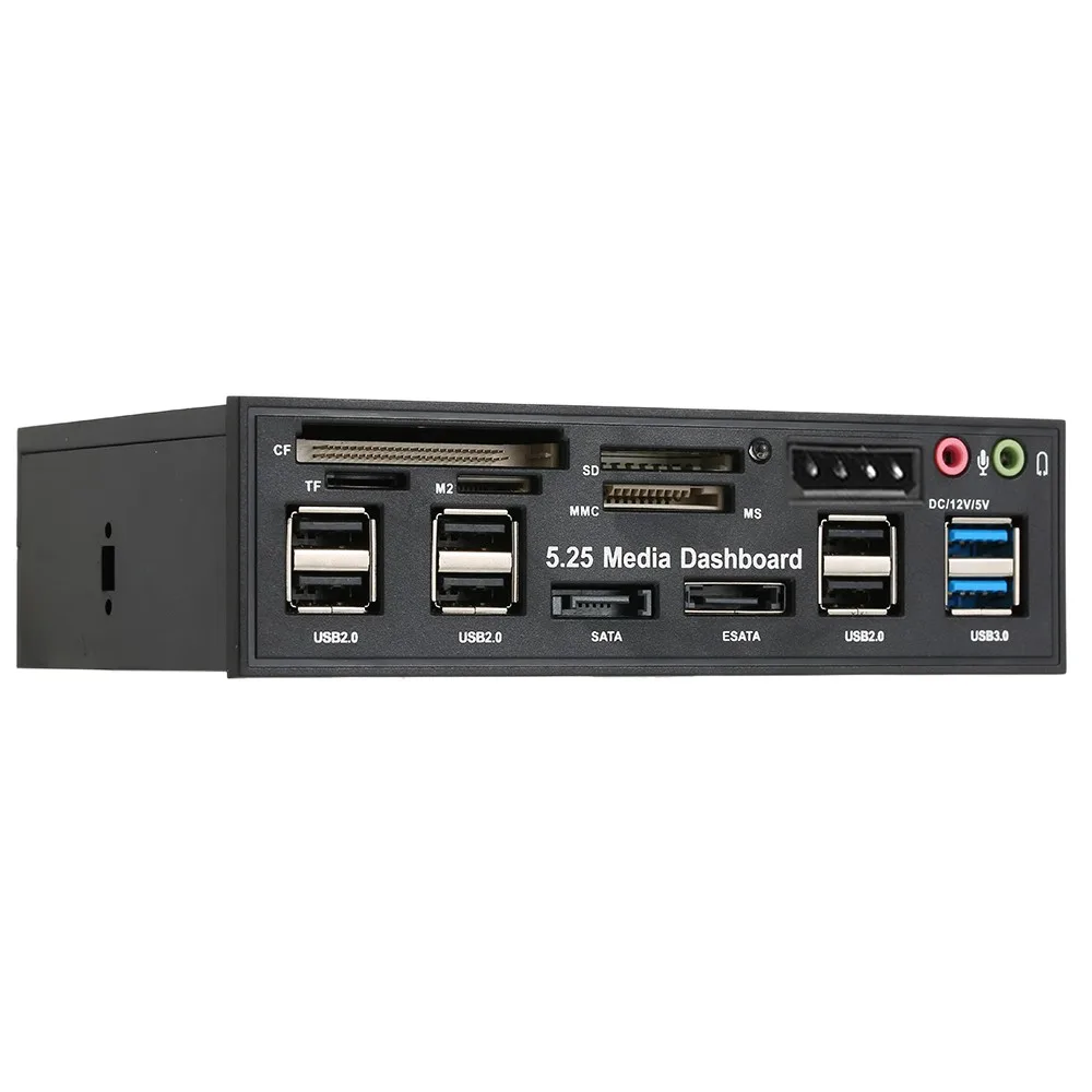 CCCP CCCP 5.25" Internal Card Reader with eSATA SATA USB 3.0 USB 2.0 Audio — product photo