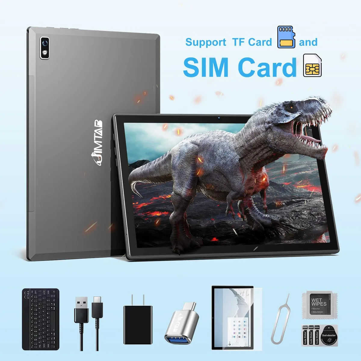 JIMTAB JIMTAB 10.1" Tablet RK3566 4GB 32GB Silver — product photo