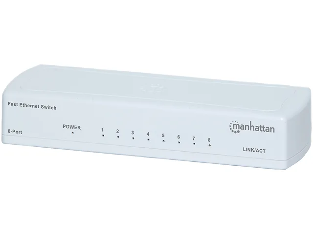 MANHATTAN MANHATTAN 560689 8-Port 10/100Mbps Desktop Network Switch — product photo