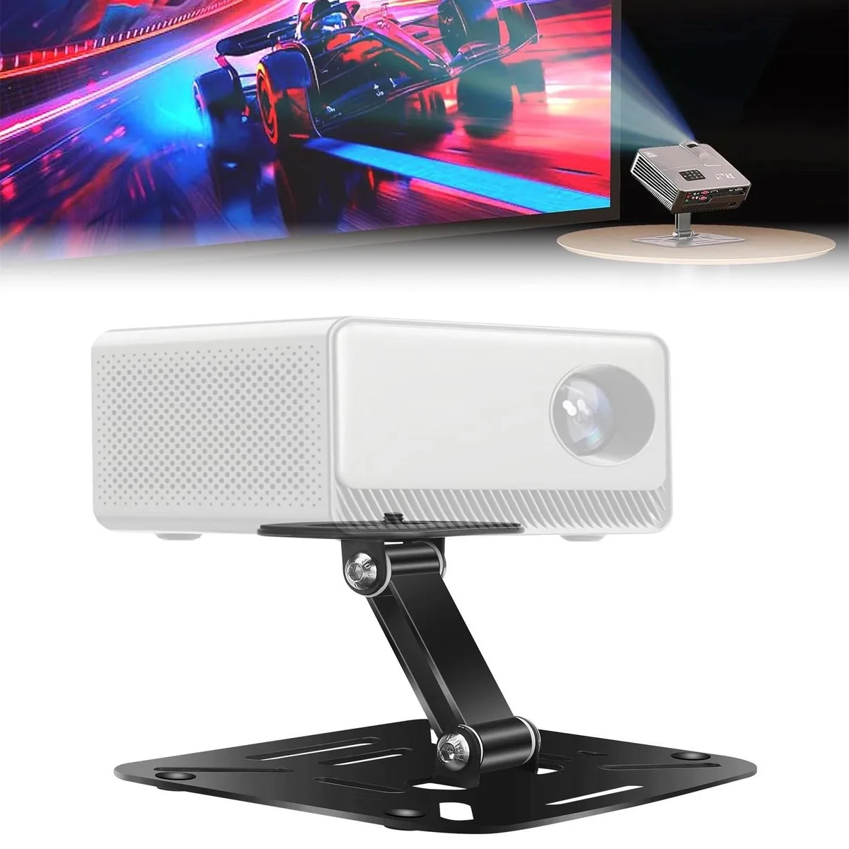RAYBESTOS UNBRANDED RAYBESTOS UNBRANDED Projector Ceiling Mount 180° 1/4" Screw 5 kg 285g — product photo