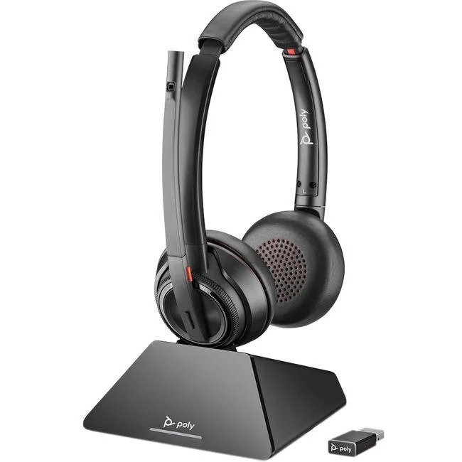 Plantronics Plantronics 209214-01 Savi 8220 UC stereo headset 2.4 GHz 180 m range — product photo