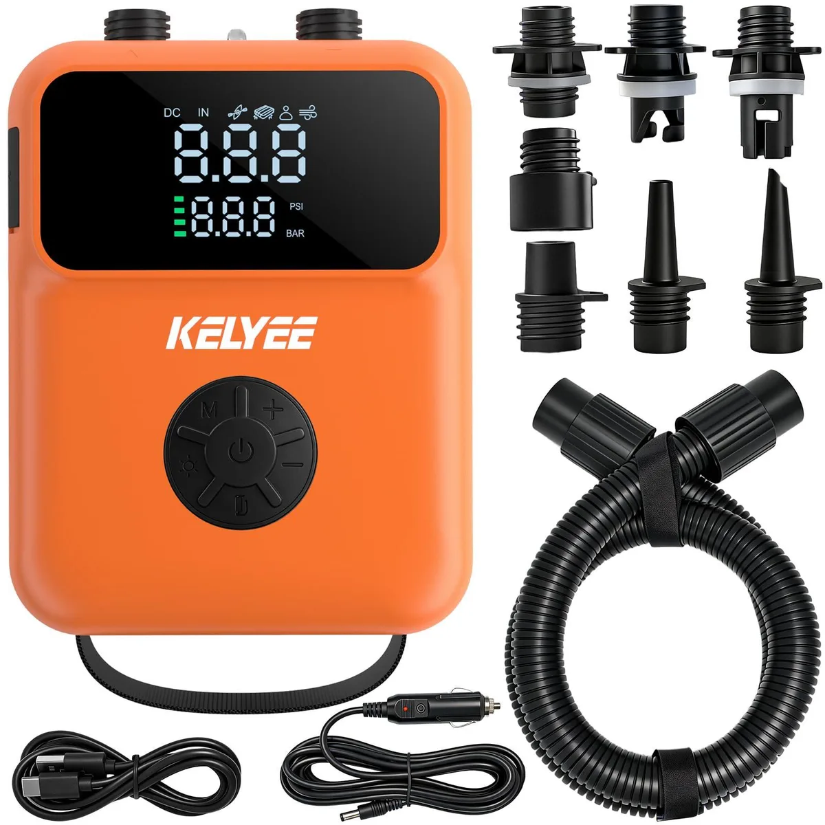 Cordless SUP air pump in silicone housing, 12 pack