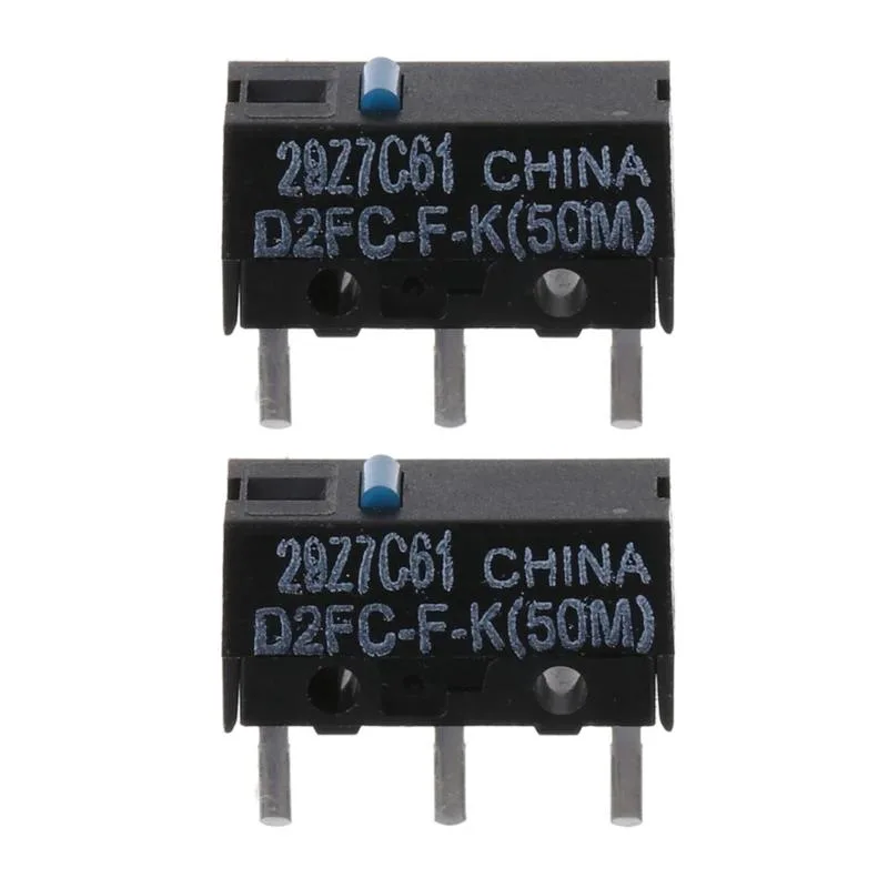 YINGHUA YINGHUA D2FC-F-K 2-pack micro switch 50M clicks .74N — product photo