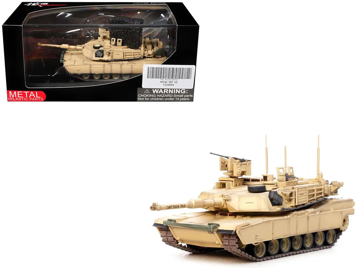 Panzerkampf Panzerkampf M1A2 SEP V2 Abrams Tank "1st Battalion" 1/72 Diecast Model — product photo