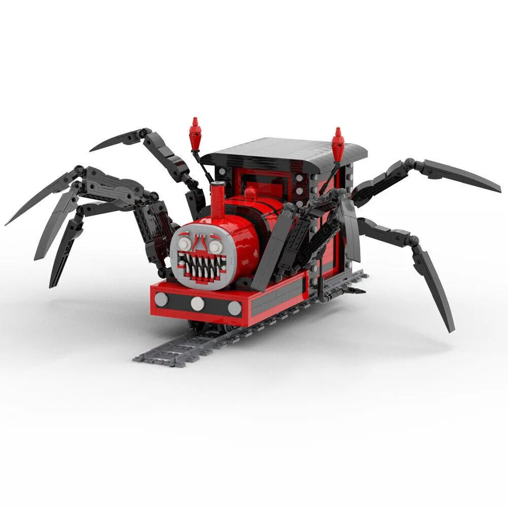 ZITIANYOUBUILD ZITIANYOUBUILD Spider Legs Train with Rails 1502 Pieces MOC — product photo