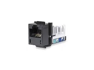 Hubbell Incorporated Hubbell Premise Wiring Cat5e RJ45 Jack Black HXJ5EBK — product photo