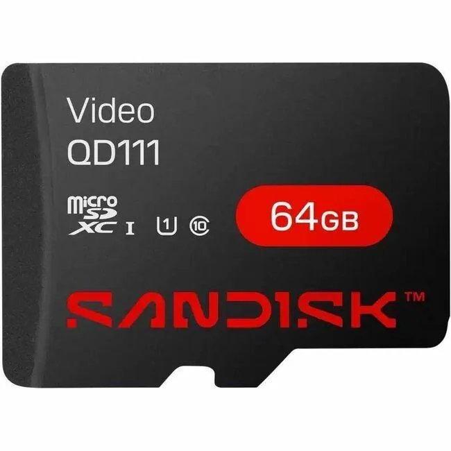 SanDisk SanDisk SDSDQAS4-064G 64 GB microSDXC 100 MB/s Read 20 MB/s Write — product photo