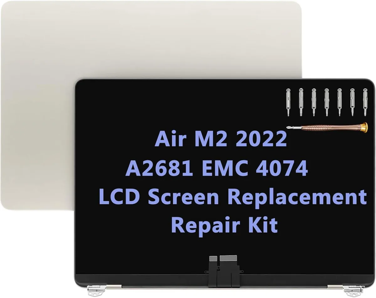 NUOLAISUN NUOLAISUN 13.6" laptop screen for MacBook Air M2 2022 A2681 EMC 4074 Starlight — product photo