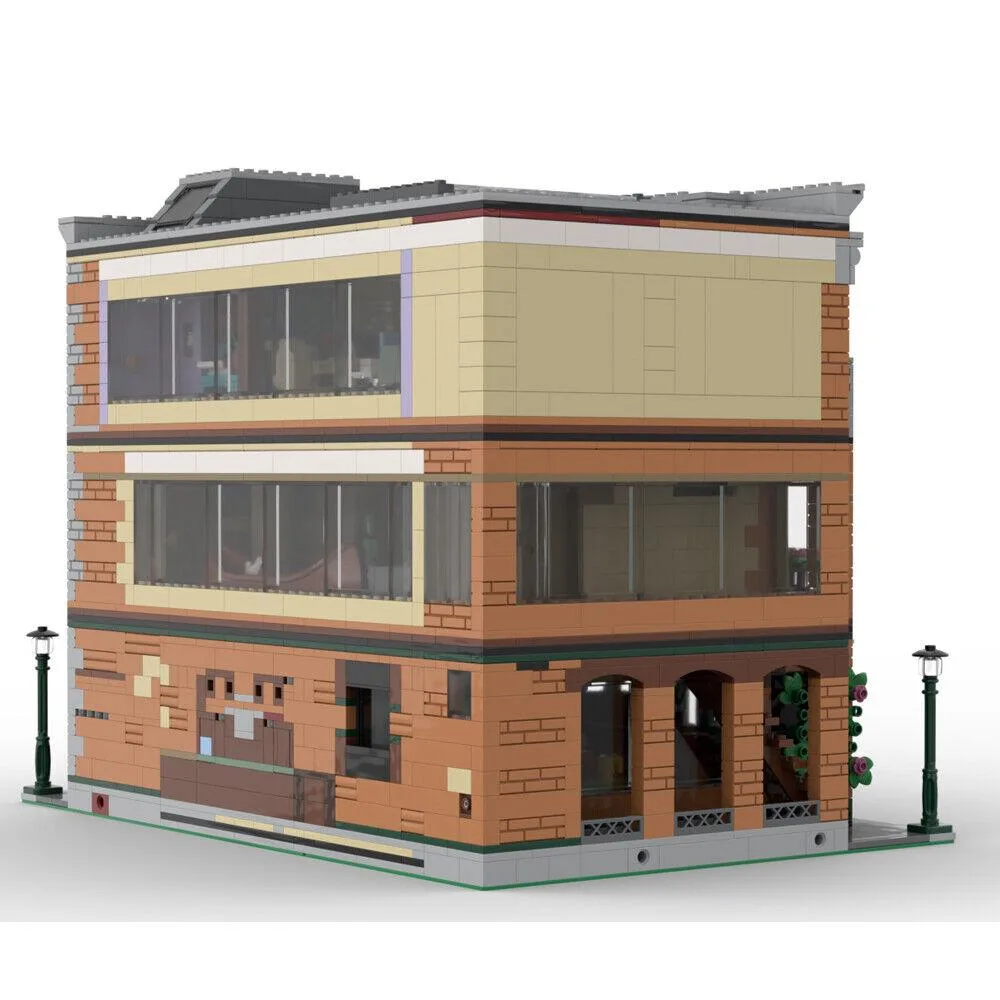 ZITIANYOUBUILD ZITIANYOUBUILD MOC-79570 Three-story Modular Building 4651 Parts — product photo
