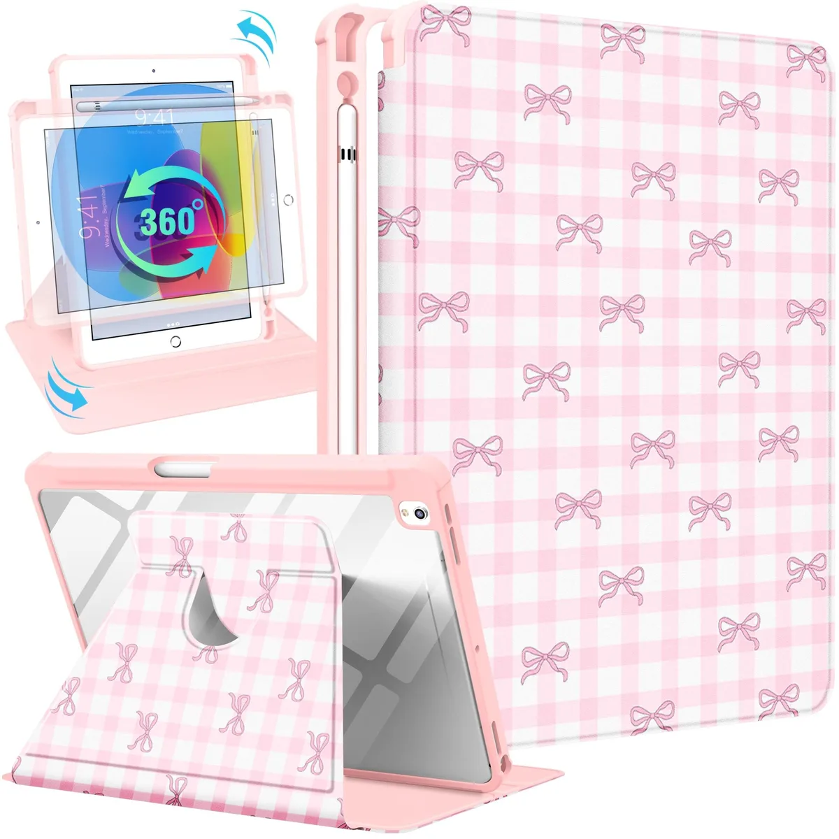 Astro Gaming Astro Gaming 2 in 1 Accessory Pink Bow Checkered — product photo