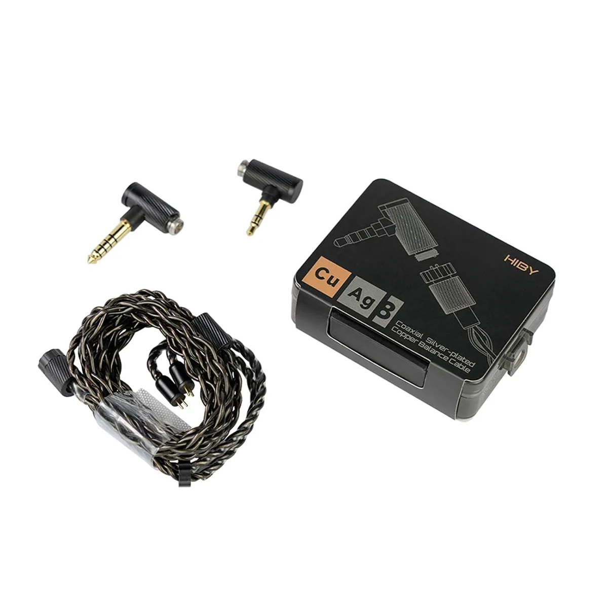 LORDWORLD LORDWORLD CuAg8 Balanced Earphone Cable 0.78mm 2-Pin 3.5mm 4.4mm — product photo